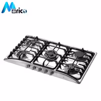 گاز رومیزی اخوان کد G39 پنج شعله استیل