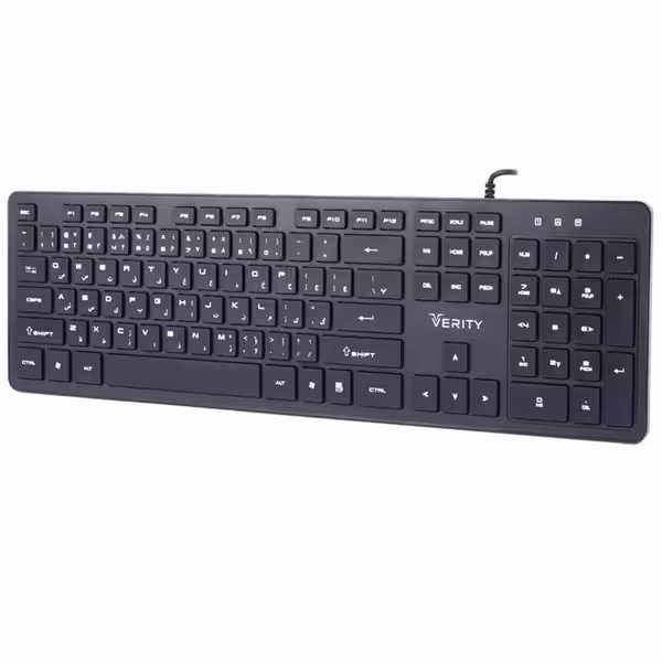 کیبورد سیمدار VERITY 6137