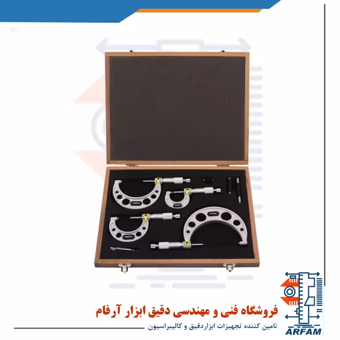 ست میکرومتر آسیمتو 100-0 میلی متر خارج سنج مدل 8-64-101