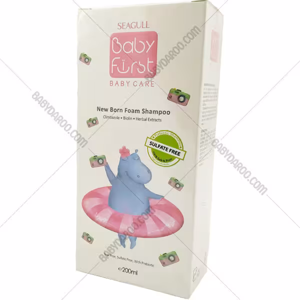 شامپو فوم نوزاد سی گل بیبی مدل فرست | New Born Boy Foam Shampoo