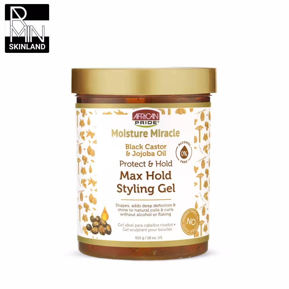 ژل مو آفریکن پراید مدل Miracle Max Hold Styling حجم 510ml
