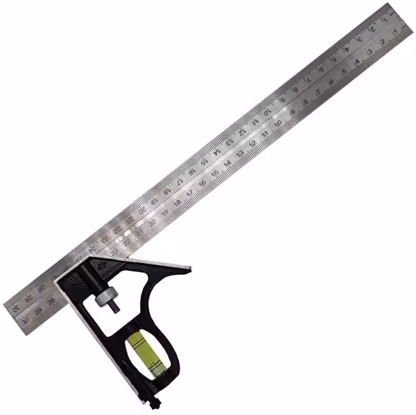 گونیا ترازدار فلزی مدل JLS-30A طول 30 سانتی متر