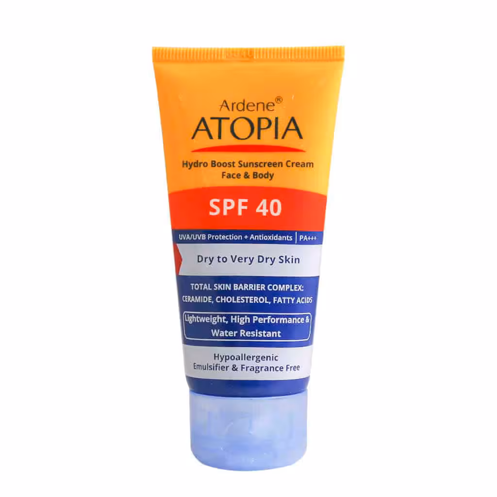کرم ضد آفتاب SPF40 آتوپیا آردن مناسب پوست خشک 50 گرم | Ardene Atopia Hydra Boost Sunscreen Cream SPF40