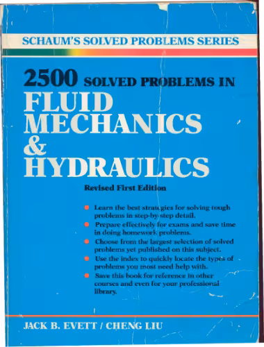 خرید و دانلود نسخه کامل کتاب 2,500 Solved Problems In Fluid Mechanics and Hydraulics
