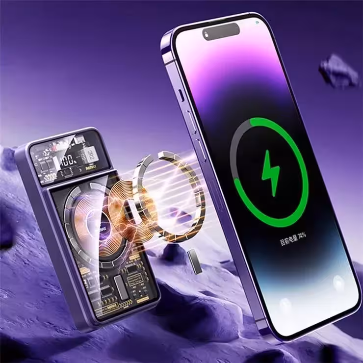 پاوربانک ریمکس مدل rp580 ظرفیت 10000 میلی آمپر ساعت