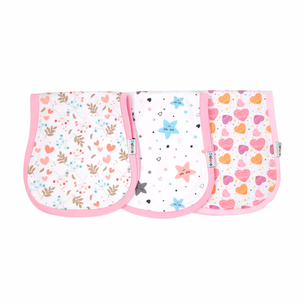 دستمال آروغ گیر نوزاد دولانو Dolano بسته سه عددی