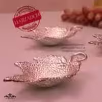 RAFI رافی دکوراتیو الیاژ نقره ای برگ تک  >>>حذف شود <<< 300314-SILVER