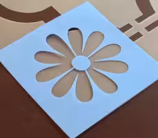 شابلون گل ریزه(9*9)