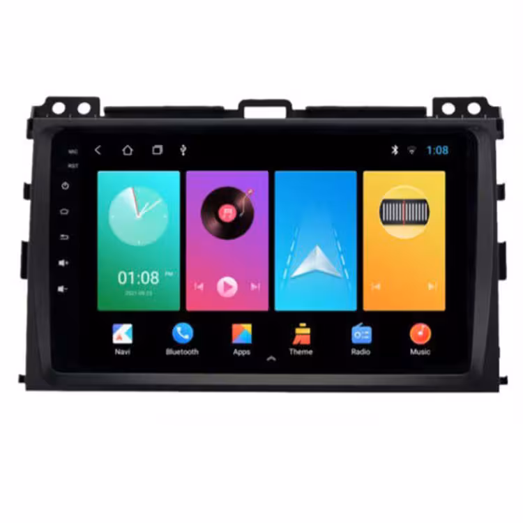 مانیتور اندروید تویوتا پرادو 2009-2004 نویکس سری T300 QLED اپل کارپلی