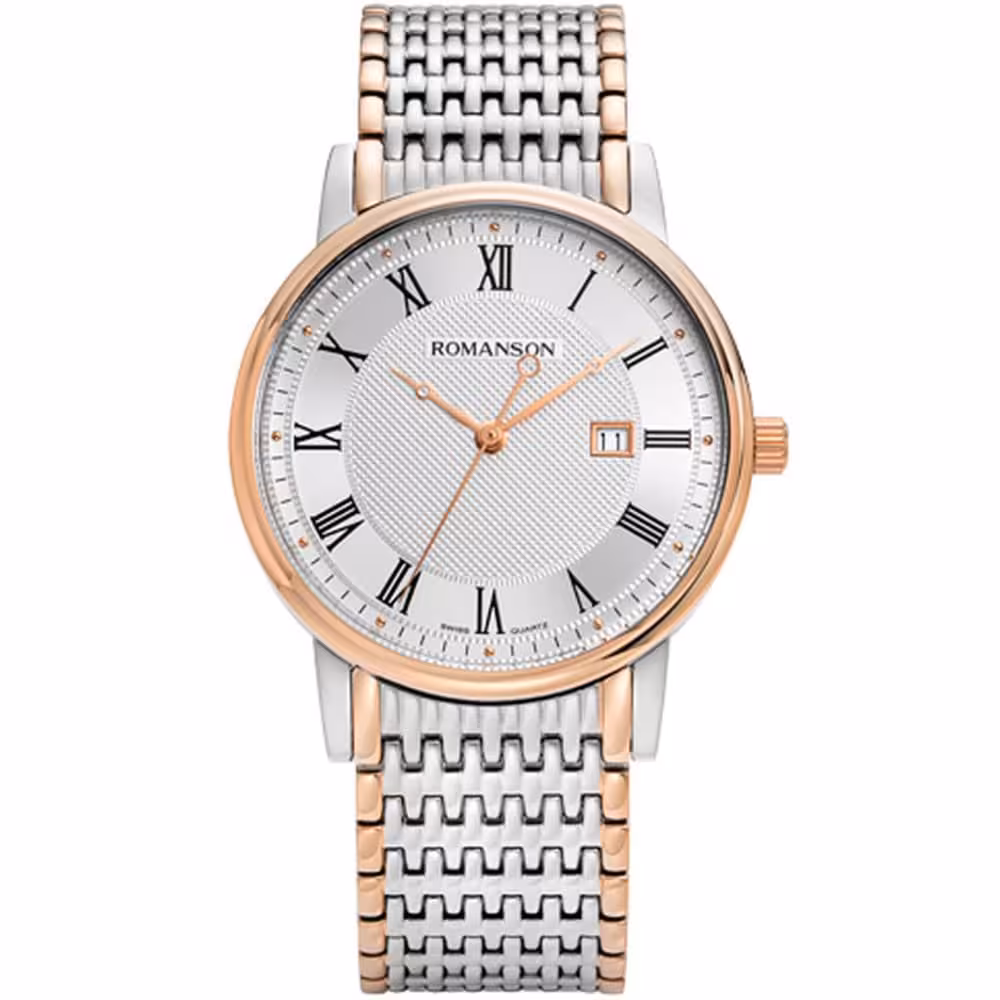 ساعت مچی رومانسون مردانه مدل   TM1274BM1JAS6R-W