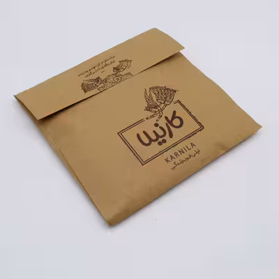 کاشی کارنیلا طرح دختر اسکیمو و خرس قطبی مدل لوحی کد WKB892 