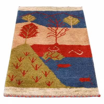 گبه دستباف نیم متری سی پرشیا کد 152144