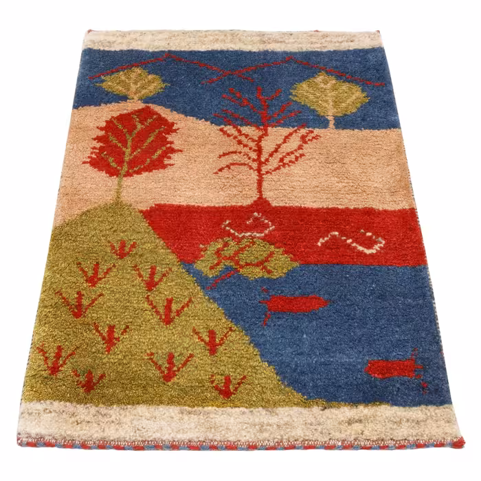 گبه دستباف نیم متری سی پرشیا کد 152144