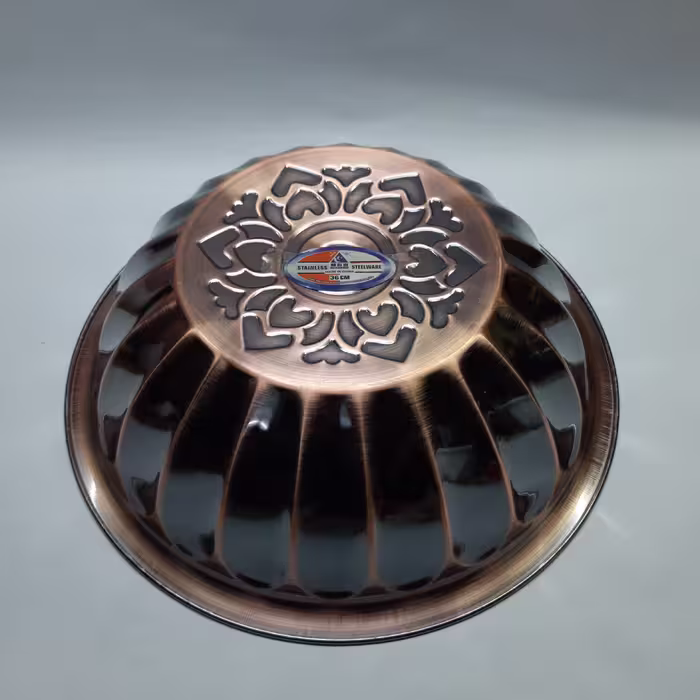 لگن مدل استیل طرح مسی کد 36