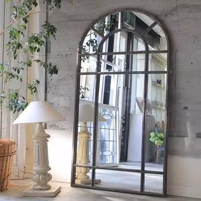 آینه مدل قدی چوبی طرح صوفی کد w-180