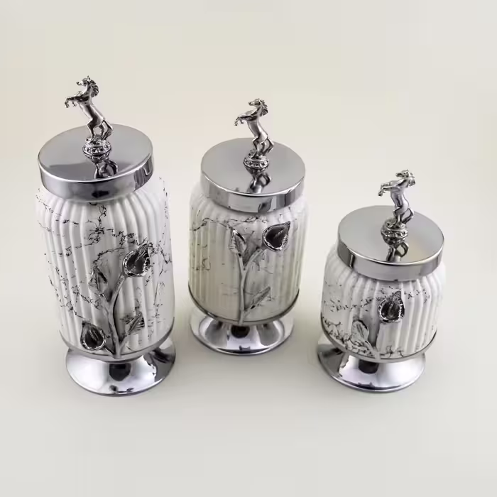 بانکه مدل کندی شیاردار کد PL229 مجموعه 3 عددی
