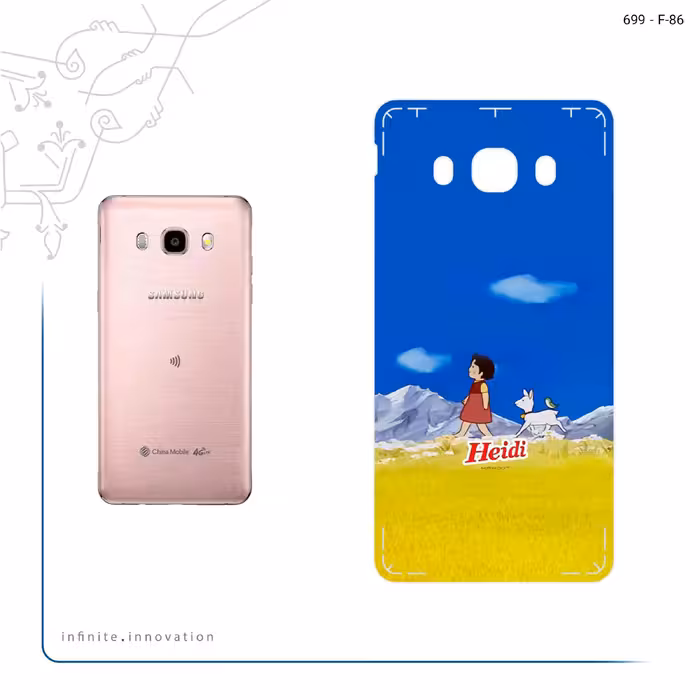 برچسب پوششی ماهوت مدل Heidi Girl of the Alps مناسب برای گوشی موبایل سامسونگ Galaxy J5 2016