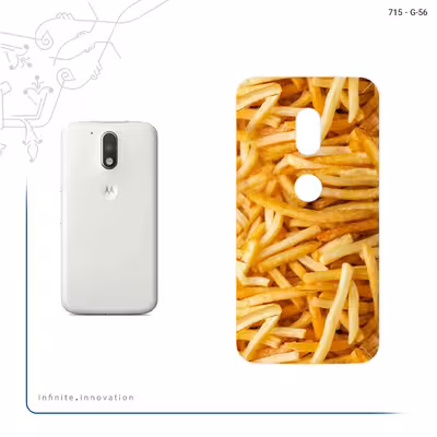 برچسب پوششی ماهوت مدل French fries مناسب برای گوشی موبایل موتورولا Moto G4 Play