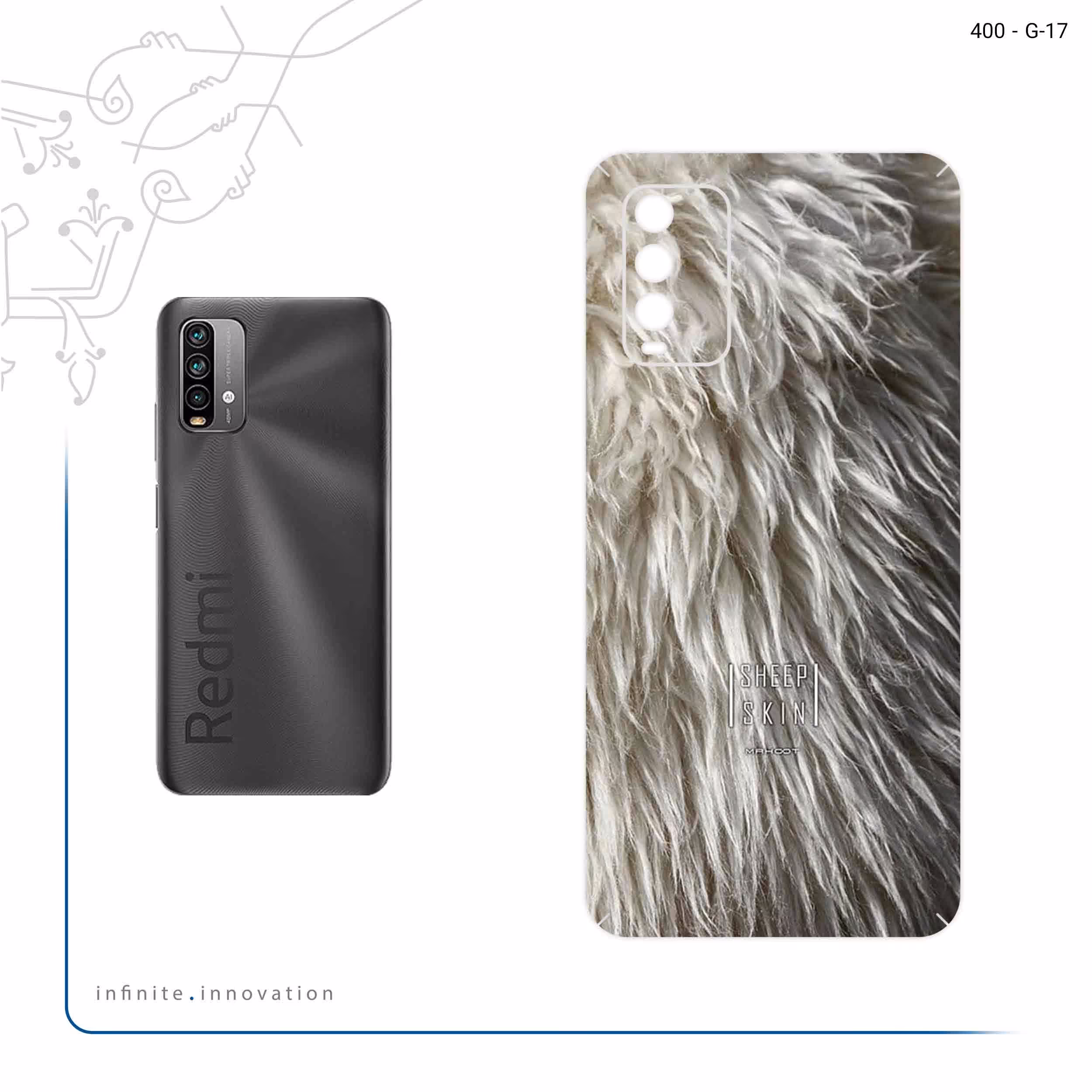 برچسب پوششی ماهوت مدل Sheep Skin مناسب برای گوشی موبایل شیائومی Redmi Note 9 4G