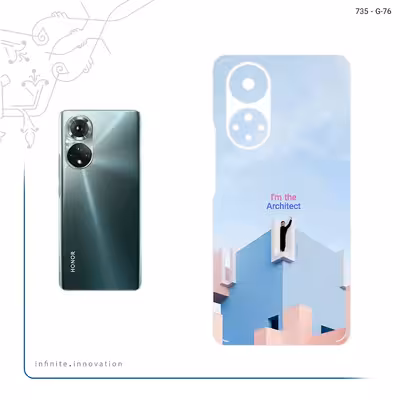 برچسب پوششی ماهوت مدل Architecture مناسب برای گوشی موبایل آنر 50