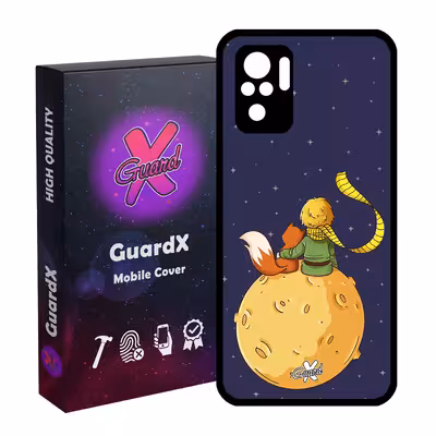 کاور گارد ایکس طرح Little Prince مدل Glass10003 مناسب برای گوشی موبایل شیائومی Redmi Note 10 4G / Note 10S