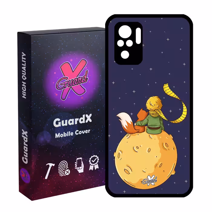 کاور گارد ایکس طرح Little Prince مدل Glass10003 مناسب برای گوشی موبایل شیائومی Redmi Note 10 4G / Note 10S