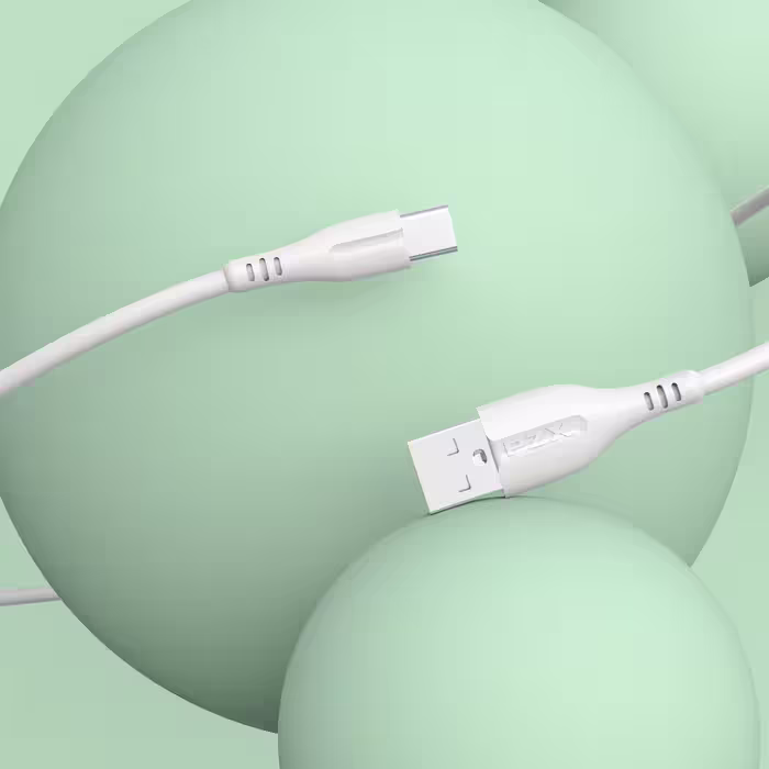 کابل تبدیل USB به usb-C پی زد ایکس مدل V142 طول 1 متر