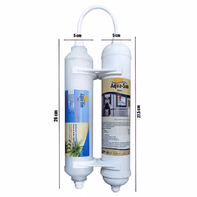 فیلتر یخچال ساید بای ساید آکوا سان ری مدل Aq-100 مجموعه 2 عددی