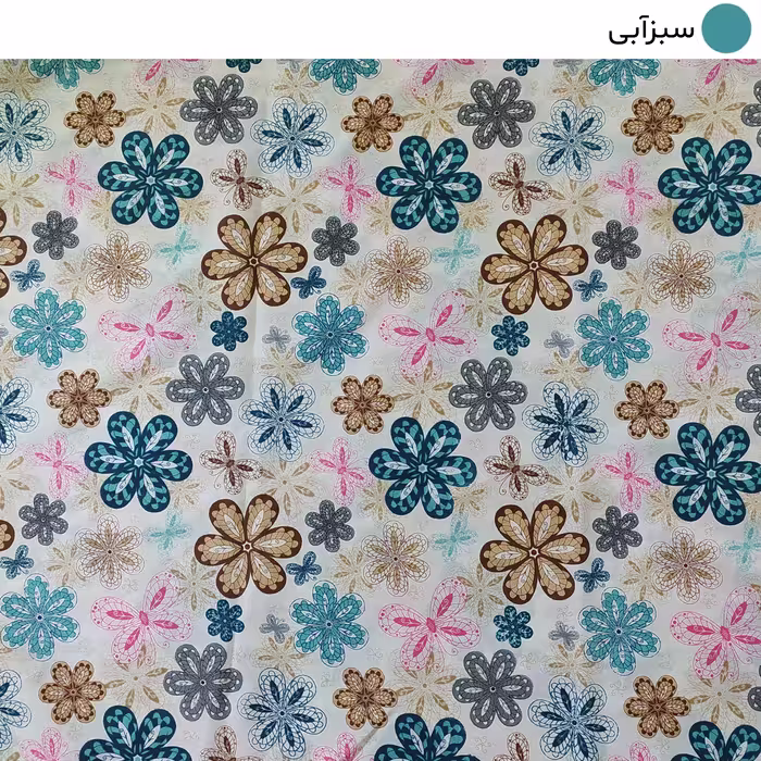 ملحفه تشک مهمان سندس مدل توسکا کد ّF866 یکنفره سایز 195x90 سانتی متر