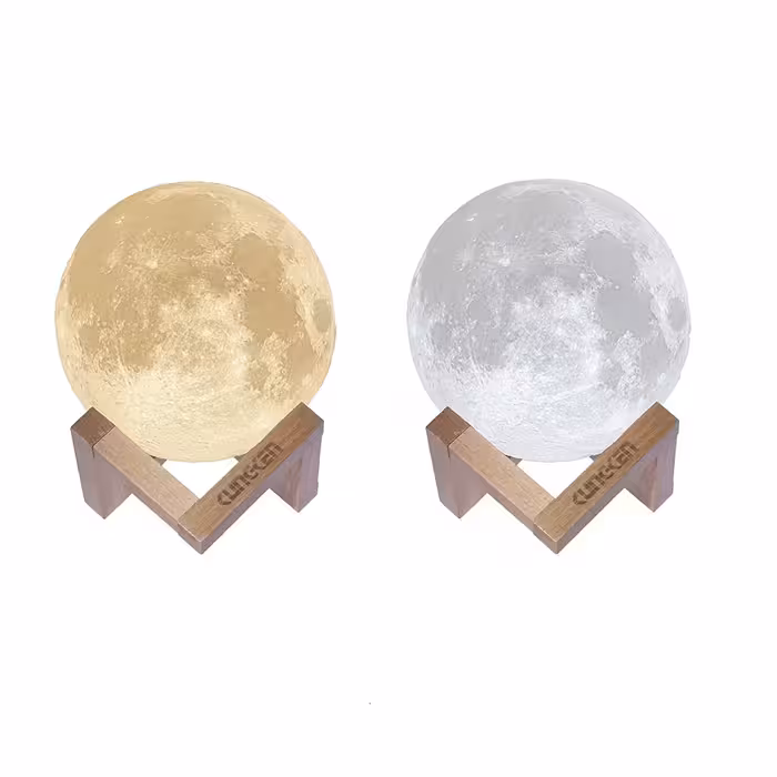 آباژور رومیزی مدل کره ماه L1