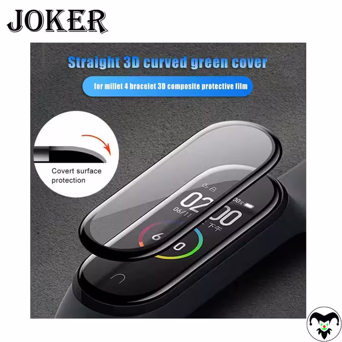 محافظ صفحه نمایش نانو جوکر مدل NJK مناسب برای ساعت هوشمند شیائومی Mi Band 6 بسته سه عددی