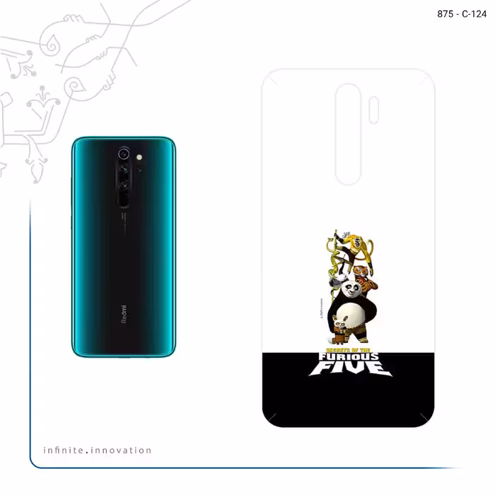 برچسب پوششی ماهوت مدل Kung Fu Panda مناسب برای گوشی موبایل شیائومی Redmi Note 8 Pro