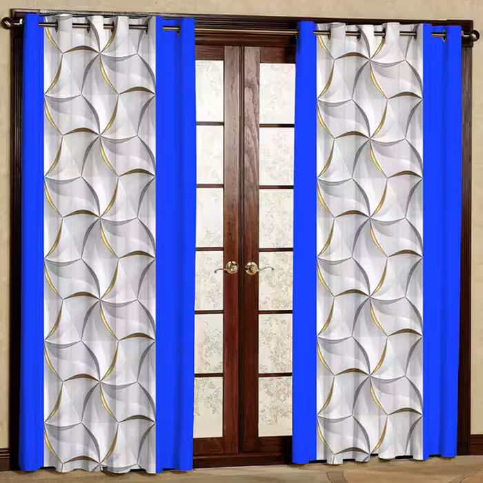 پرده مدل مخمل پانچی کد 7643 سایز 280x140 سانتی متر