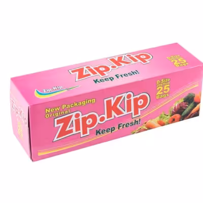 کیسه زیپ دار زیپ کیپ مدل 25x20 بسته 25 عددی