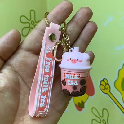 جاکلیدی مدل سیلیکونی طرح بچه خوک اسموتی