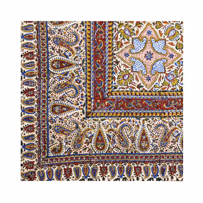 رومیزی قلمکار صدر مدل عالی قاپو کد 120