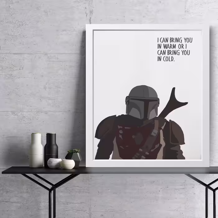 تابلو مدل Stormtrooper کدS1617-w