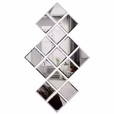 آینه مدل مربع بسته 15 عددی