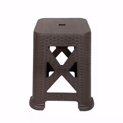 چهارپایه ناصر پلاستیک مدل حصیری کد NP-867