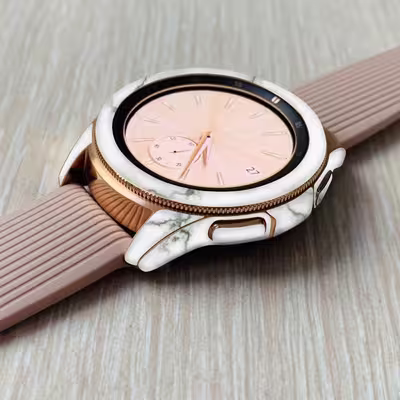 برچسب ماهوت طرح Blanco Smoke Marble مناسب برای ساعت هوشمند سامسونگ Watch4 Classic 42mm