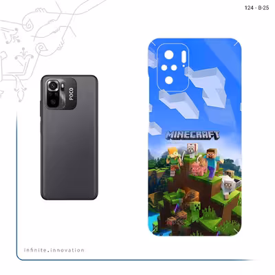 برچسب پوششی ماهوت مدل Minecraft_Game مناسب برای گوشی موبایل شیائومی Poco M5s