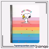 دفتر پلنر اسنوپی طرح FREE HUGS برند لانگو