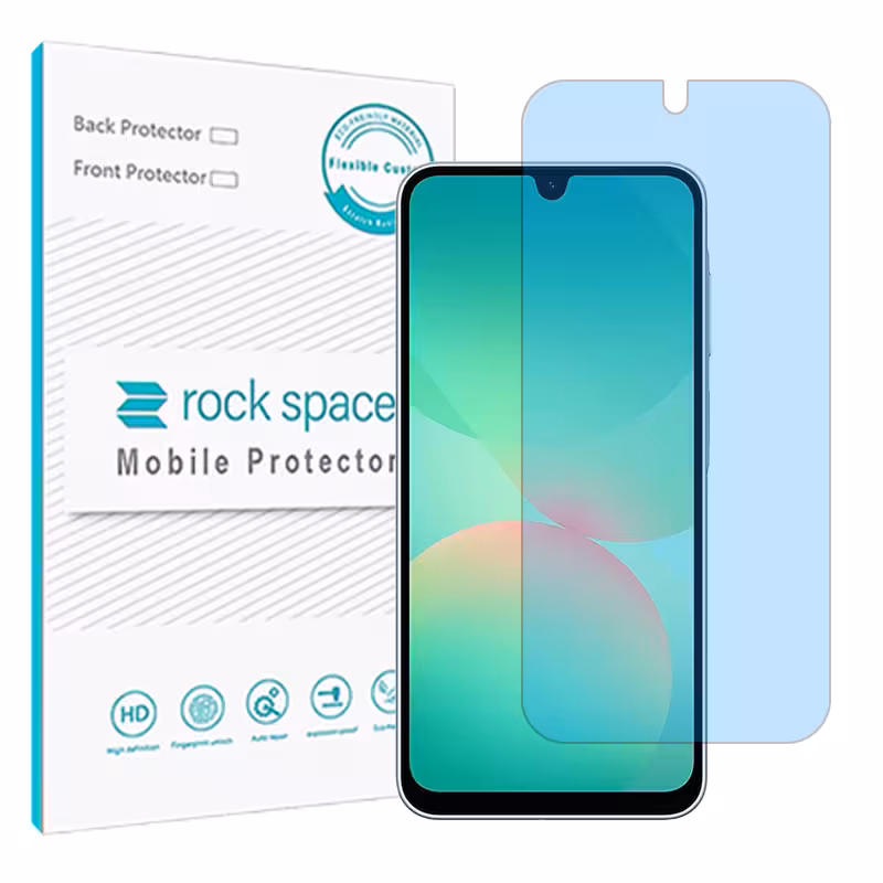 گلس سامسونگ Galaxy A26 مدل نانو هیدروژل آنتی بلو برند راک اسپیس کد S