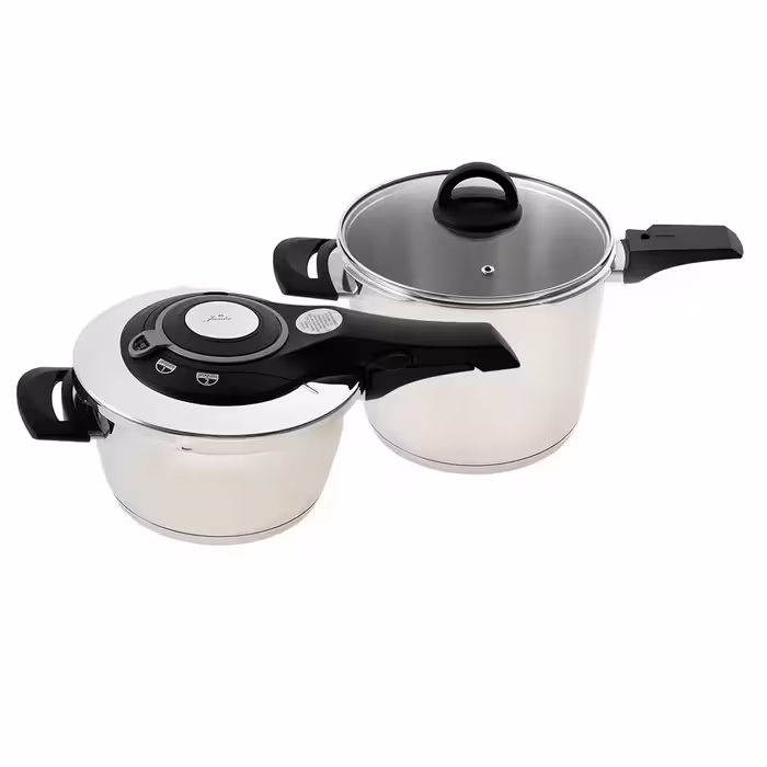زودپز دوقلوی استیل 6 4 لیتری Jumbo ترکیه مدل Procook