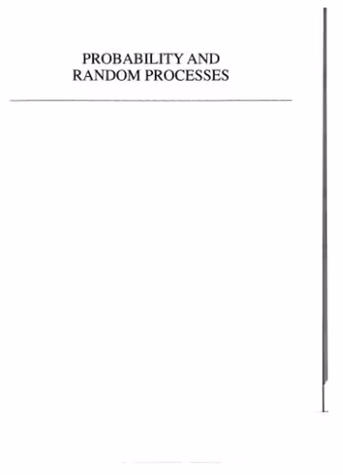 خرید و دانلود نسخه کامل کتاب Probability and Random Processes: Using Matlab With Applications to Continuous and Discrete Time Systems