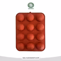 قالب سیلیکونی دسر پیچ 12 خانه