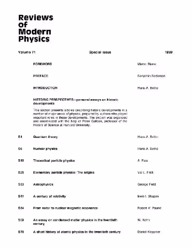 خرید و دانلود نسخه کامل کتاب Historic perspectives on modern physics