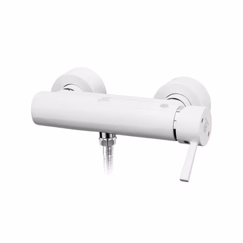 شیر توالت قهرمان مدل ارکیده سفید کروم