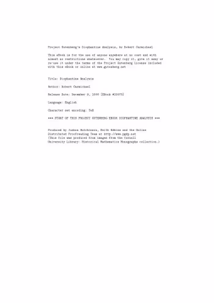 خرید و دانلود نسخه کامل کتاب Diophantine analysis