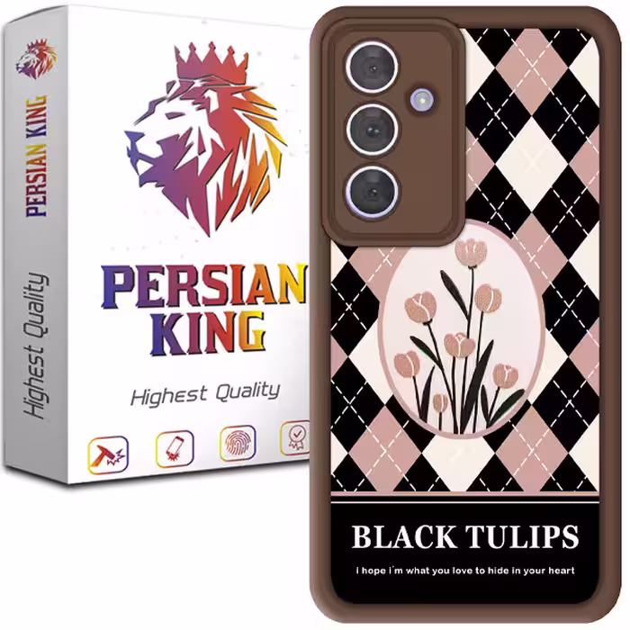 کاور پرشین کینگ مدل TULIPS مناسب گوشی سامسونگ Galaxy A54 / A54 5G